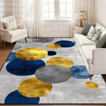 Moodne Geomeetriline Ebakorrap&auml;rane Elutoa Vaip V&auml;rviplokk Pestav Kohev Kiudkangas Diivanimatt Libisemisvastane Dekoratsioon Kodu P&otilde;randamatt 120cm x 160cm