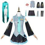 Anime tegelane Etendus R&otilde;ivad Hatsune Miku MIKU Anime R&otilde;ivad Cosplay R&otilde;ivad Seelik Sama Komplekt Parukas Tarvikud Halloween M sinine