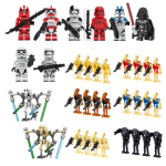 Star Wars Klotsikomplekt, 34 tk Lahinguroboti Klotsikomplekt, DIY Hariduslikud M&auml;nguasjad Lastele