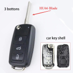 2 3 Nuppu Autov&otilde;tme Korpuse Kest Volkswagen Vw Beetle/Caddy/Eos/Golf/Jetta/Polo/Scirocco/Tiguan/Touran/Skoda/Seat jaoks original- 3 bottons black