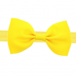 Mini Bowknot juuksepael Elastne peapael Yellow