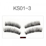 3 Magnetic Mink Eyelashes 3D Magnet kunstripsmete pikendus Naturaalne pruun kunstripsmete ehitamine KS01
