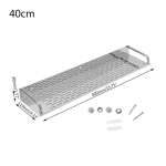 Roostevabast terasest k&ouml;&ouml;giriiul Vannitoa riiul Seinale paigaldatav hoiurest, &uuml;hekordne lare 40