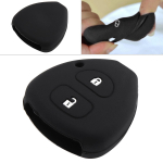 2 nupuga silikoonpaneeliga auto v&otilde;tme&uuml;mbrise kaitsehoidja automaatne must v&otilde;tmekate Toyota Camry Highlander Corolla Hilux Vitz Vios Rav4 Aqua Land Cruis jaoks