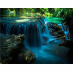 Tikand Ristpistes Brook Picture Kodukaunistused Kingitus T&auml;is&uuml;mmargune teemantmaaling Tasuta ristpistes 20X30CM