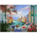 Teemanttikandid kodukaunistus Scenic t&auml;isring teemantmosaiik lilledega teemantmaal 20X30CM