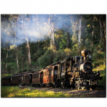 5D teemanttikandid rongi maastik Pilt kivist &uuml;mmarguse isetehtud teemantmaali ristpistes 20X30CM