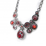 NOA [I2232] - Disainerkaelakee 'Sissi' h&otilde;bepunane punane