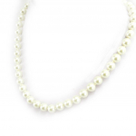 Les Tr&eacute;sors De Lily [L1623] &ndash; elevandiluust Perla kaelakee (8 mm) beež