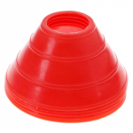 5 tk spordijalgpalli treeningu logoga taldrik Cone Mark Disc Mark Barrel punane