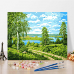 DIY v&auml;rvid numbrite j&auml;rgi &otilde;limaali komplekt L&otilde;uend DIY &otilde;limaal numbrite j&auml;rgi Seinakunsti kaunistused kodukinki kunstiks ja hobideks 40x50cm no frame