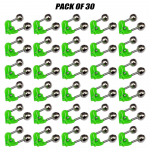 30 tk &Otilde;ngeridv Alarm Dual Alert Bells Rings Kalastustarvikud roheline