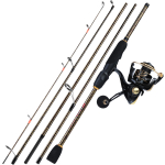 SOUGAYILANG &Otilde;ngeritva p&uuml;&uuml;girulli komplekt S&uuml;sinikkiust &uuml;likerge spinningu p&uuml;&uuml;gikepi ja &uuml;lekandesuhe 5,2:1 12+1BB spinningurull 1.8M&1000Series kuld