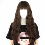 LISI HAIR 24-tolline pikk tumepruun parukas Liu Haihai Wave parukas S&uuml;nteetilisest kiust parukas naistele pikk parukas Naturaalne parukas Cosplay/igap&auml;evane/peoparukas