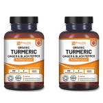 Kurkum Ginger Black Pepper 1440mg - 120 kapslit | &Uuml;hendkuningriik Valmistas Prowise Healthcare Pack of 2