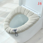 1tk Tlosestool Pehme WC-padi paksendatud kudumine WC-istmepadjad Cartoon pestav p&otilde;hjamaine 9