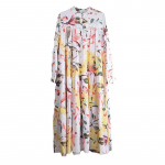 XITAO plisseeritud kleidi moe uus naiste suures suuruses pullover tasku plisseeritud all&auml;&auml;rega s&uuml;gisene v&auml;hemuse elegantne kleit WMD3220 One Size roosa