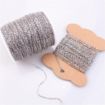 5M kullast h&otilde;bedast kaelakeekett ehete tegemiseks. DIY kaelakeekett k&auml;sitsi valmistatud materjalid 1