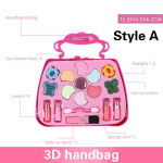 Meigim&auml;nguasjade kandekott Laste k&auml;ekott Kosmeetiline m&auml;nguasjakomplekt Printsess Meigit&uuml;druk Style A