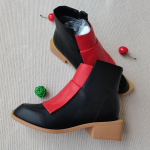 Naiste poolsaapad, isikup&auml;rastatud disainiga talla &uuml;mmarguse varba kandiga &otilde;mblusega kingad 34 punane