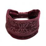 Puuvillane pehme pea&uuml;mbris Bandana turban elastne s&otilde;lme juukseaksessuaarid Vintage peapaelad laiad lilleprintid Boho 5