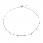 ANENJERY Bling mitmest tsirkoonist ripatsiga kaelakee naistele Lihtne temperament Choker Korea ni&scaron;i aksessuaarid h&otilde;be