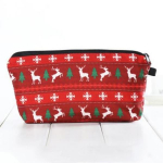 Armas lilleline t&otilde;mblukuga kosmeetikakott Kaasaskantav huulepulga hoiukott Multifunktsionaalne mini naiste meigipesukoti &uuml;mbris