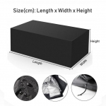 Mitmes suuruses v&auml;lim&ouml;&ouml;bli kate Diivan Tool Lauakate Vihma Lumi Tolmukatted &Otilde;uem&ouml;&ouml;bel Sektsioondiivanikomplekti kate 242*162*100 must