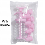 Koogikaunistusp&uuml;stolid 8-pakendis kaunistuskreem Kondiitritoodete kaunistusp&uuml;stolid K&uuml;psiste k&uuml;psise p&uuml;stolid lutt k&uuml;psetust&ouml;&ouml;riistad valge