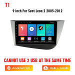 Icreative Car Radio Navigation GPS Carplay Seat Leon 2 jaoks 2005-2012 Audio Android Multimeedia Autoraadio Videopleier Stereo DSP