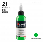 30 ml/pudel Professionaalne t&auml;toveeringutint kehakunsti jaoks Natural Plant Micropigmentation Pigment P&uuml;siv kulmude silmapliiats huule kehakunstid 1 unts Grasshopper Green