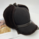 Villane m&uuml;ts naistele meestele Unisex kohev talvine soe k&otilde;rvakate pommitaja lumem&uuml;tsike lamba p&uuml;gamine n&otilde;ukogude p&uuml;&uuml;niste m&uuml;tsid Ushanka 55-62cm kohv