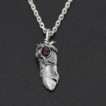 S925 Sterling h&otilde;be ehted Retro Tai h&otilde;bedast meeste k&auml;sitsi valmistatud epoksiidist leegi kotkasule ripats