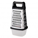 1 Set Vegetable Grater Easy to Clean Grate Non-slip Durable Stainless Steel Fruit Cheese Potato Slicer for Restaurant