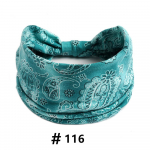 Boho laiad peapaelad vintage elastsed juuksepaelad s&otilde;lme turban pea&uuml;mbris naistele t&uuml;drukutele puuvillane pehme bandaan, veniv, keeratav peapael Juukseaksessuaarid