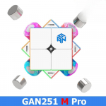 GAN251 M Pro Air Leap 2x2 Magnetic Speed ​​Cube Professional GANCUBE 251M 2x2x2 mangetic kuubik pusled GAN251 Magic Cube