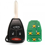 jingyuqin 433mhz KOBDT04A kaugjuhtimispuldiga autov&otilde;ti 2/3/4 nupud Dodge Chrysler Jeep Dakota Durango Charger 300 Aspen Grand Cherokee Auto t&auml;isv&otilde;tmega juhtimine 4 Buttons Trunk