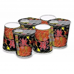 Nissin Premium Cup nuudli kiirnuudlid Korea kuuma t&scaron;illi kana maitsega (Kuiv t&uuml;&uuml;p) 71 g. x 6 tk 71 g. x 6 pcs