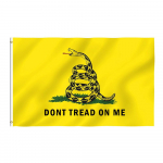 (Nikita) Uus kollase ussi tee&otilde;htu Culpeper Dont Tread On Me Flag 3x5ft b&auml;nner One Size kollane