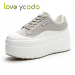 Love Ycodo kevadised ja s&uuml;gisesed naiste ja t&uuml;drukute paksu tallaga moodsad madalad vabaaja saapad 39