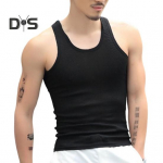 Meeste kaelusega varrukateta tanktopid &uuml;hev&auml;rvilised Slim Fit Fitness J&otilde;usaali treening aluss&auml;rk Kulturismi jooksuvest 3XL