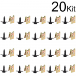 20komplekt BMW F21 E87 E30 E91 F30 F35 E34 E61 F07 poritiiba kere alusaluse kuuskantkruviga kruvimutri &scaron;assii pesuri U-kujuline klamber 2000 - 2017 20kit