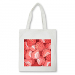 Multifilm Maasikaprinteriga &otilde;lakott Naistele Esteetiline Kawaii Ostukott Moodne Naistele Kokkupandav K&auml;ekott L&otilde;uendikott 24*26cm