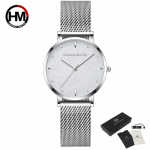Hannah Martin Sahara Desert Dial Design Tippbr&auml;ndi luksuslik Jaapani kvartsist k&auml;ekell, terasest veekindel k&auml;ekell naiste k&auml;ekell h&otilde;be