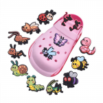 12 tk Cute Insects seeria PVC kingav&otilde;lusid kingade kaunistamiseks 12pcs