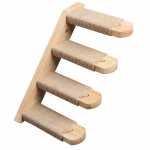 Kasside ronimisraam Seinale kinnitatav t&auml;ispuidust kassitrepp Sisal k&ouml;islaud Ronimistrepp Kasside kraapimispost Kassi v&otilde;rkkiik 40cm 22cm