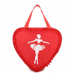 T&uuml;druku tantsukott armas s&uuml;damekujuline pitsist k&auml;ekott lasteaeda lastele ladina balleti kinga trikoo konteineriga seljakott punane