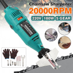 5 k&auml;iku elektriline mootorsae terituskomplekt 20000RPM 180W elektriline veski kettsae teritaja poleerimislihvimismasin elektrit&ouml;&ouml;riist