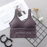 Naiste spordipesu Tube Top Naiste Fitness Yoga Rinnahoidja aluspesu koos padjaga Summer Gym Activewear Crop Top S