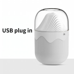 Mi Fan Kaasaskantav Mini Aroomihajuti USB &Otilde;huniisutaja Eeterlik &Otilde;li &Ouml;&ouml;lamp K&uuml;lm 300ml Udugeneraator Pihusti Kodu Kingituseks White-USB plug in